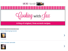 Tablet Screenshot of cookingwithjax.com